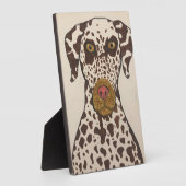 Photo Plaque de table avec image de Dalmatien (Côté)