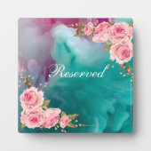 Photo Plaque de table avec Vitrine d'acier Votre Bien-Ai (Devant)