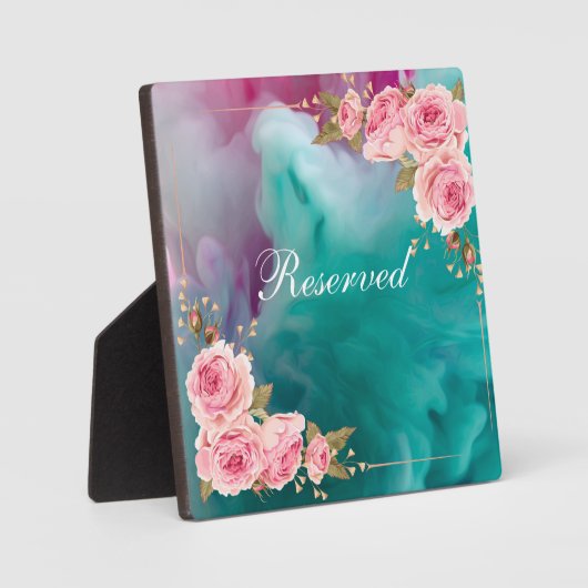 Photo Plaque de table avec Vitrine d'acier Votre Bien-Ai (Recto)