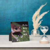 Photo Plaque de table de grenouille avec de l'Easel (Insitu)