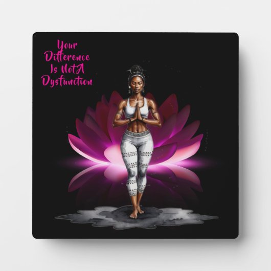 Photo Plaque de table de la différence de sagesse avec d (Devant)