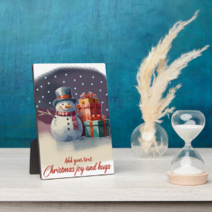 Photo Plaque de table de Noël avec chevalet
