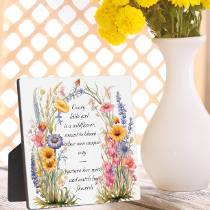 Photo Plaque de table Esprit Fleur Sauvage