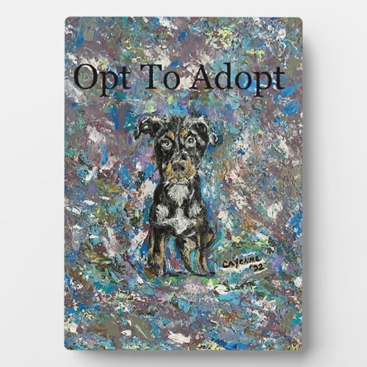 Photo Plaque de table et Easel (Devant)