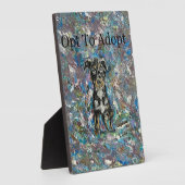 Photo Plaque de table et Easel (Côté)