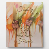 Photo Plaque de table "famille" avec de l'Easel (Devant)