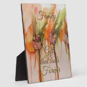 Photo Plaque de table "famille" avec de l'Easel (Côté)