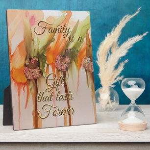 Photo Plaque de table "famille" avec de l'Easel