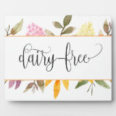 Photo Plaque de table florale sans produits laitiers ave (Devant)