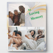 Photo Plaque de table personnalisée En souvenir affectue (Devant)