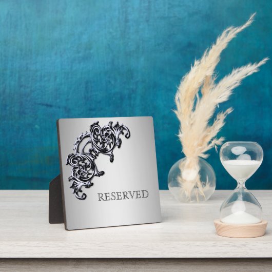 Photo Plaque de table réservée (Insitu)