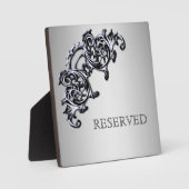 Photo Plaque de table réservée (Recto)