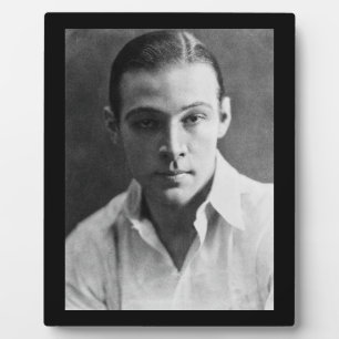 Photo Plaque de table Rudolph Valentino