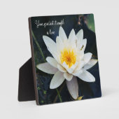 Photo Plaque de table Words of Wisdom avec Easel (Recto)