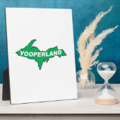Photo Plaque de table Yooper avec l'Easel (Côté)