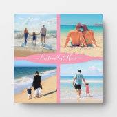 Photo Plaque de texte Collage de photos personnalisées - (Devant)