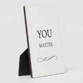 Photo Plaque d'encouragement Vous Comptez (Côté)