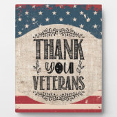 Photo Plaque des anciens combattants Merci (Devant)