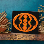 Photo Plaque des corbeaux d'Halloween (Côté)