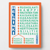 Photo Plaque des stations de métro d'Helsinki (Devant)