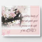 Photo Plaque d'esprit calme et doux (Devant)