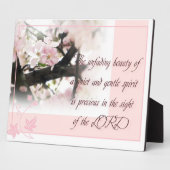 Photo Plaque d'esprit calme et doux (Côté)