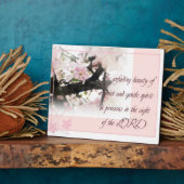 Photo Plaque d'esprit calme et doux (Côté)