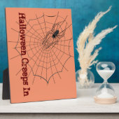 Photo Plaque d'Halloween Spider (Côté)