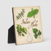 Photo Plaque d'herbes italiennes (Recto)