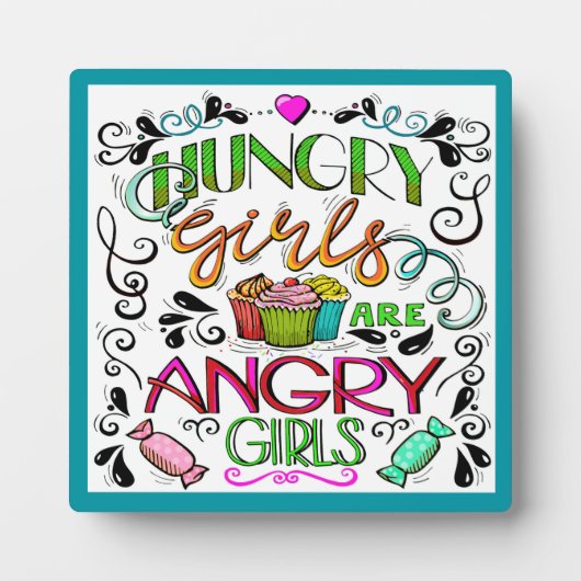 Photo Plaque d'Humour affamée (Devant)