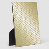 Photo Plaque diamant d'or (Côté)