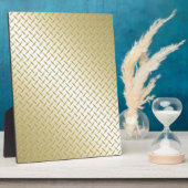 Photo Plaque diamant d'or (Côté)