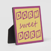 Photo Plaque "Dorm Sweet Dorm" (Recto)
