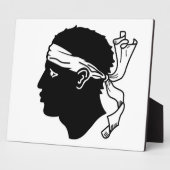 Photo Plaque Drapeau Corse (Côté)