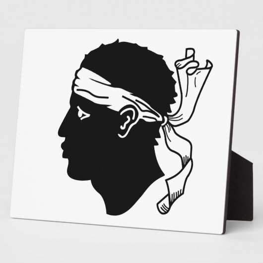 Photo Plaque Drapeau Corse (Côté)