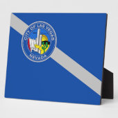 Photo Plaque Drapeau de Las Vegas (Côté)