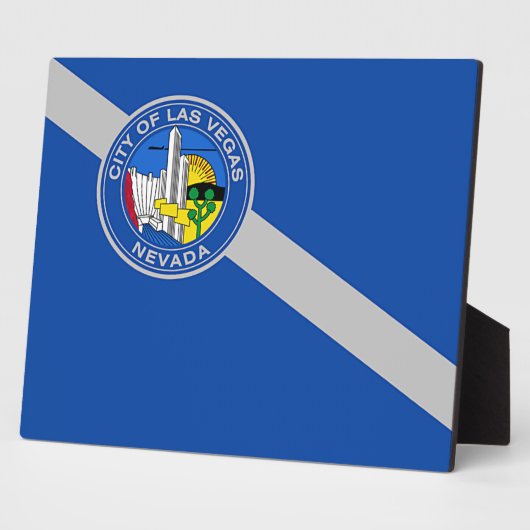 Photo Plaque Drapeau de Las Vegas (Côté)