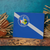 Photo Plaque Drapeau de Las Vegas (Côté)