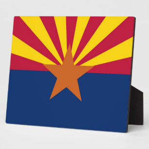 Photo Plaque drapeau de l'État de l'Arizona