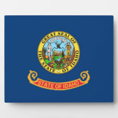 Photo Plaque Drapeau De L'État D'Idaho (Devant)