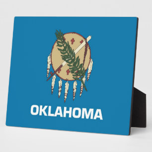Photo Plaque Drapeau de l'État d'Oklahoma
