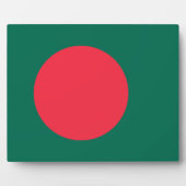 Photo Plaque Drapeau Du Bangladesh (Devant)