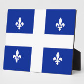 Photo Plaque drapeau du Québec (Côté)