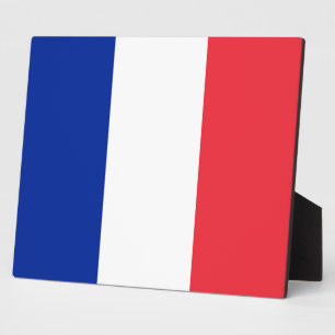 Photo Plaque Drapeau Français