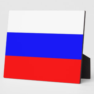 Photo Plaque Drapeau Russe