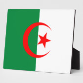 Photo Plaque du drapeau algérien (Côté)