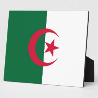 Plaque du drapeau algérien