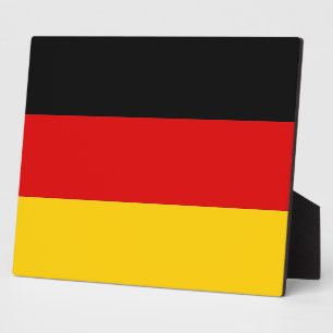 Photo Plaque du drapeau allemand