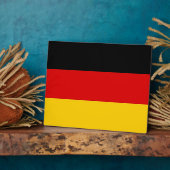 Photo Plaque du drapeau allemand (Côté)
