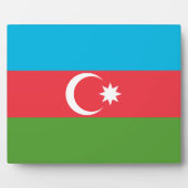 Photo Plaque du drapeau azerbaïdjanais (Devant)